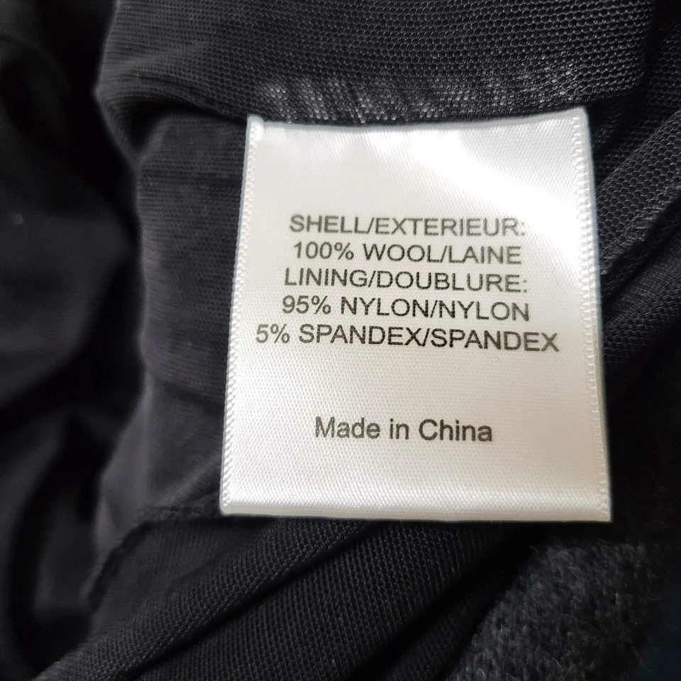 Tory Burch Women Dress M Charcoal Gray Taletta Wool Sheath Ruffle Sleeveless - Image 3 of 4