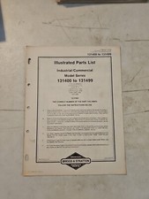 Vintage 1982 Briggs & Stratton 131400-131499 Illustrated Parts List