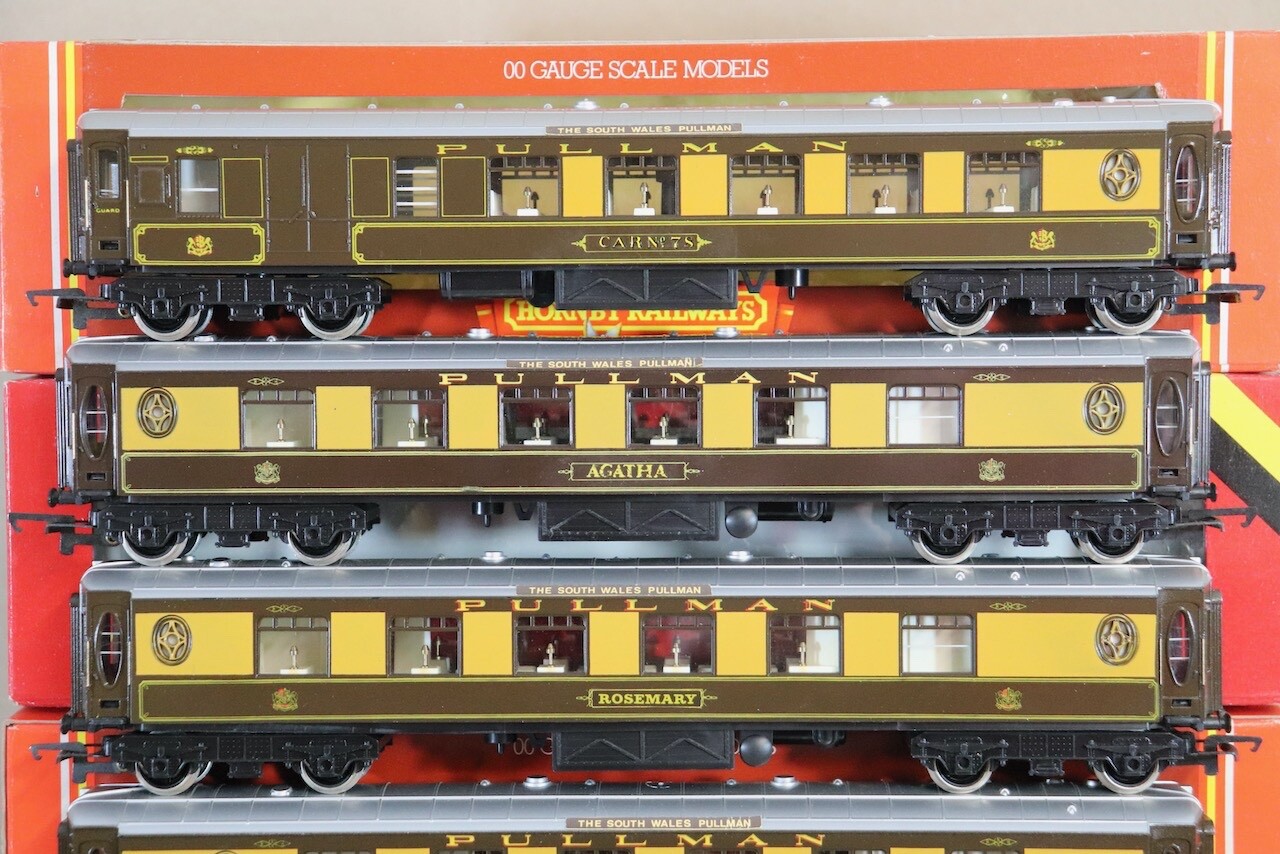 HORNBY R223 R233 RAKE of 5 BR PULLMAN AGATHA SHEILA 78 CARINA ROSEMARY ...