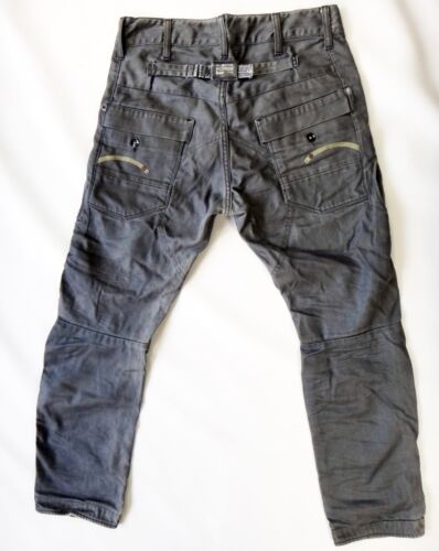 G-Star RAW 31 Charcoal gray grey denim gstar g star italy tactical cargo 33 moto - Afbeelding 1 van 12