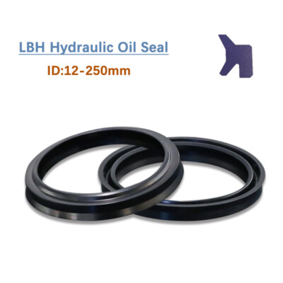 Hydraulic cylinder oil seal LBH type double-acting dustproof sealing ring pad