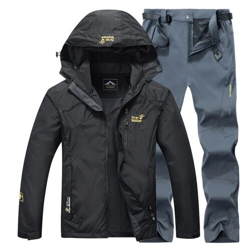 New Waterproof Fishing Suit Set Thin Hooded Jacket Outdoor Breathable Quick Dry - Picture 25 of 40