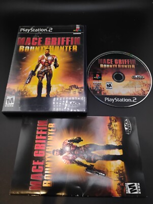 Mace Griffin Bounty Hunter Sony Playstation 2 PS2 Complete Great Shape
