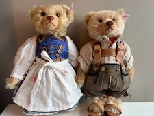 Steiff Bavarian Wedding Party Series - Milkmaid Shepperd's Boy Bears set