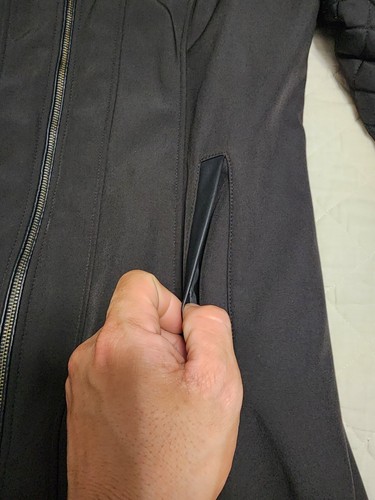 Giacca cappotto Michael Michael Kors donna con cappuccio impermeabile anorak nero medio - Foto 7 di 14