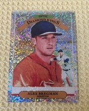 2019 Panini Donruss Optic Diamond Kings White Sparkles Prizm Alex Bregman SSP