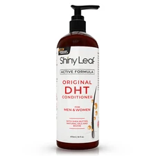 DHT Blocker Hair Loss Conditioner 16oz Active Formula with Biotin by Shiny Leaf