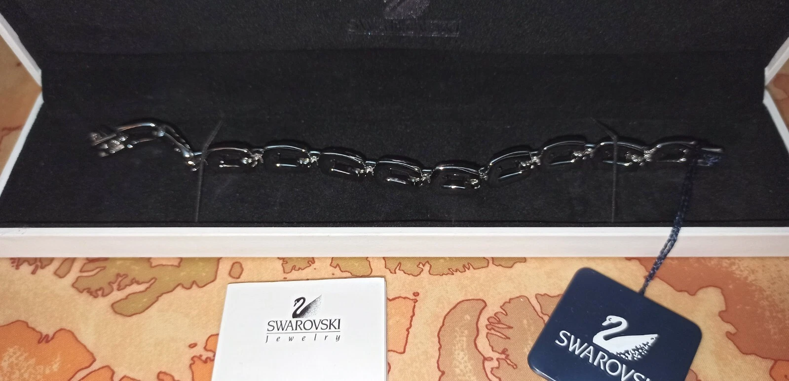 SWAROVSKI JEWELRY 1501593 Bracciale con Cristalli Vintage Anni 2000