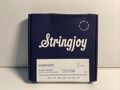 S141 Stringjoy Signatures 7 Strings CUSTOM Nickel Wound