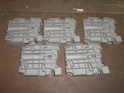 LOT OF 5 ENTRELEC TERMINAL BLOCK END STOPS (WL107)
