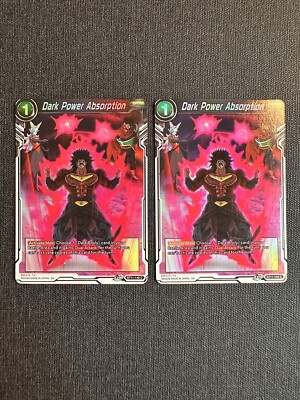 DBS Card Game Dark Power Absorption Foil BT11-149 X2
