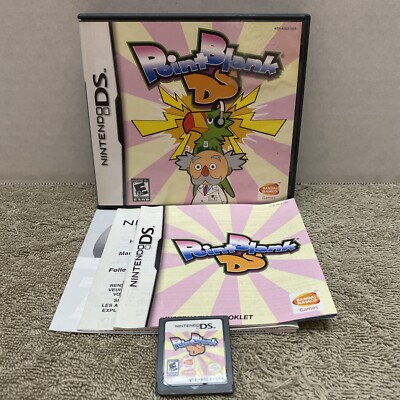 Point Blank DS (Nintendo DS) Lite DSi XL 3DS 2DS Complete CIB