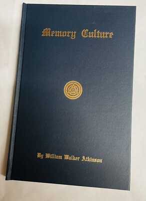 Memory Culture By William Walker Atkinson Yogi Publication Society Hardcover