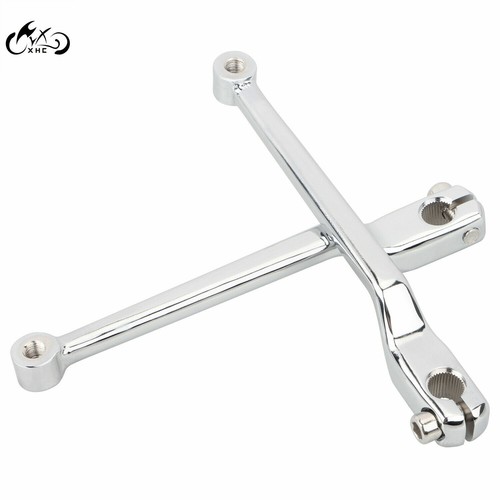 Chrome Gear Heel Toe Shift Shifter Lever For Harley Touring Electra Road Glide - Foto 11 di 12
