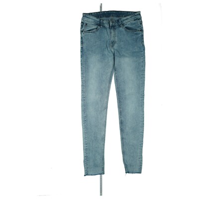 Cheap Monday Jeans 7/8 Hose super stretch high Waist Slim Skinny W30 used blau