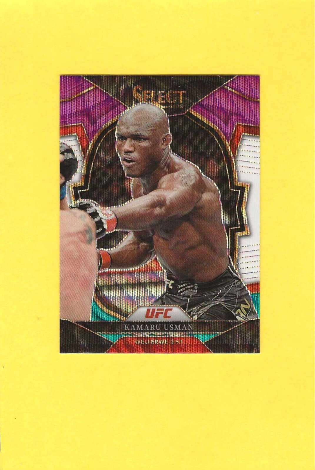 2023 Panini Select UFC Concourse Tri-Color Prizm Kamaru Usman #35 MINT ...