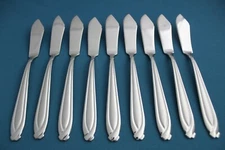 9 Butter Spreaders Knives Hampton Silversmiths CONCORDE APPEARS UNUSED 7 1/8"