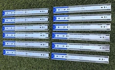 Bredabeds 14"-26.5" Drawer Slides 6 Pairs (12pcs) Soft Self Close Ball Bearing