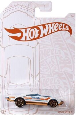 HOT WHEELS PEARL AND CHROME MUSCLE SPEEDER 1/6 GMR82