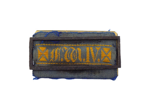 Original WWI German Prussian Landwehr Long Service Ribbon Bar 2nd Class