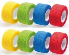 8 x Pflaster Pflasterverband Fingerpflaster Kohäsiv Haftbandage 2 5cm x 4.5m .