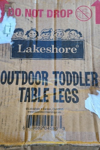 Lakeshore 18" Outdoor Toddler Table Legs