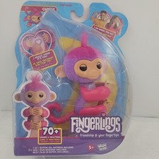 Fingerlings Charli Purple Interactive Baby Monkey Reacts to Touch w/ 70 Sounds