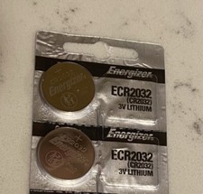 2 Pack ENERGIZER ECR2032 3v Lithium Battery EXPIRE 2030 Car FOB Coin Battery