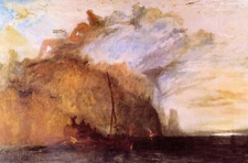 Ulysses scolding Polyphemus by Joseph Mallord Turner Giclee Repro on Canvas