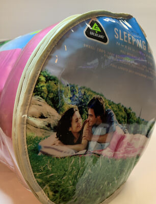 GREATLAND Adult Sleeping Bag 40° F - Pink 74 3/4 in L x 33 in. | eBay