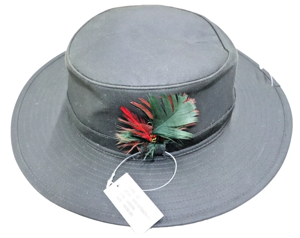 Sombrero de algodón encerado de plumas de Hunter-exterior Foto 4 de 4