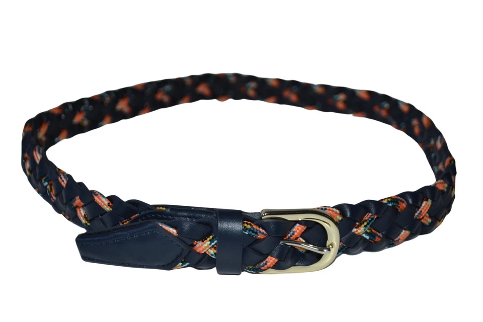 Ceinture En Cuir Tressée À Spirale Paul Smith Mainline Pour Femmes 70Cm Neuve - Photo 3/4