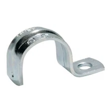 SEPCO 158S, 2-1/2", Steel, 1-Hole Click-On, EMT Conduit Strap, 1 pc