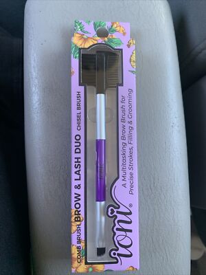 IONI - COMB BRUSH BROW & LASH DUO CHISEL BRUSH MULTITASKING  FILLING, GROOMING