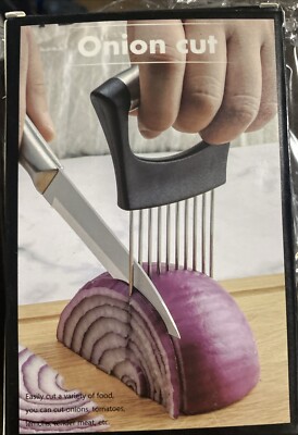 Onion Fork Slice Tool Vegetable Slicer Holder Slicing Tool  Accessory 2 Pack