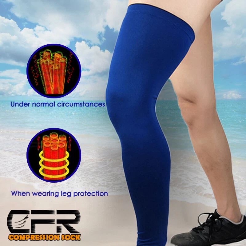 Compression Socks Leg Support Thigh Sleeve Knee High Stockings For Men Women US - Image 4 of 4