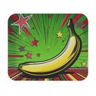 Mouse Pad (Rectangle) Banana in Pop Art Style Red Green Design 6, Gift