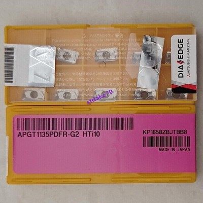 APGT1135PDFR-G2 HTi10, Mitsubishi Original CNC Carbide Cermet Inserts 10Pcs