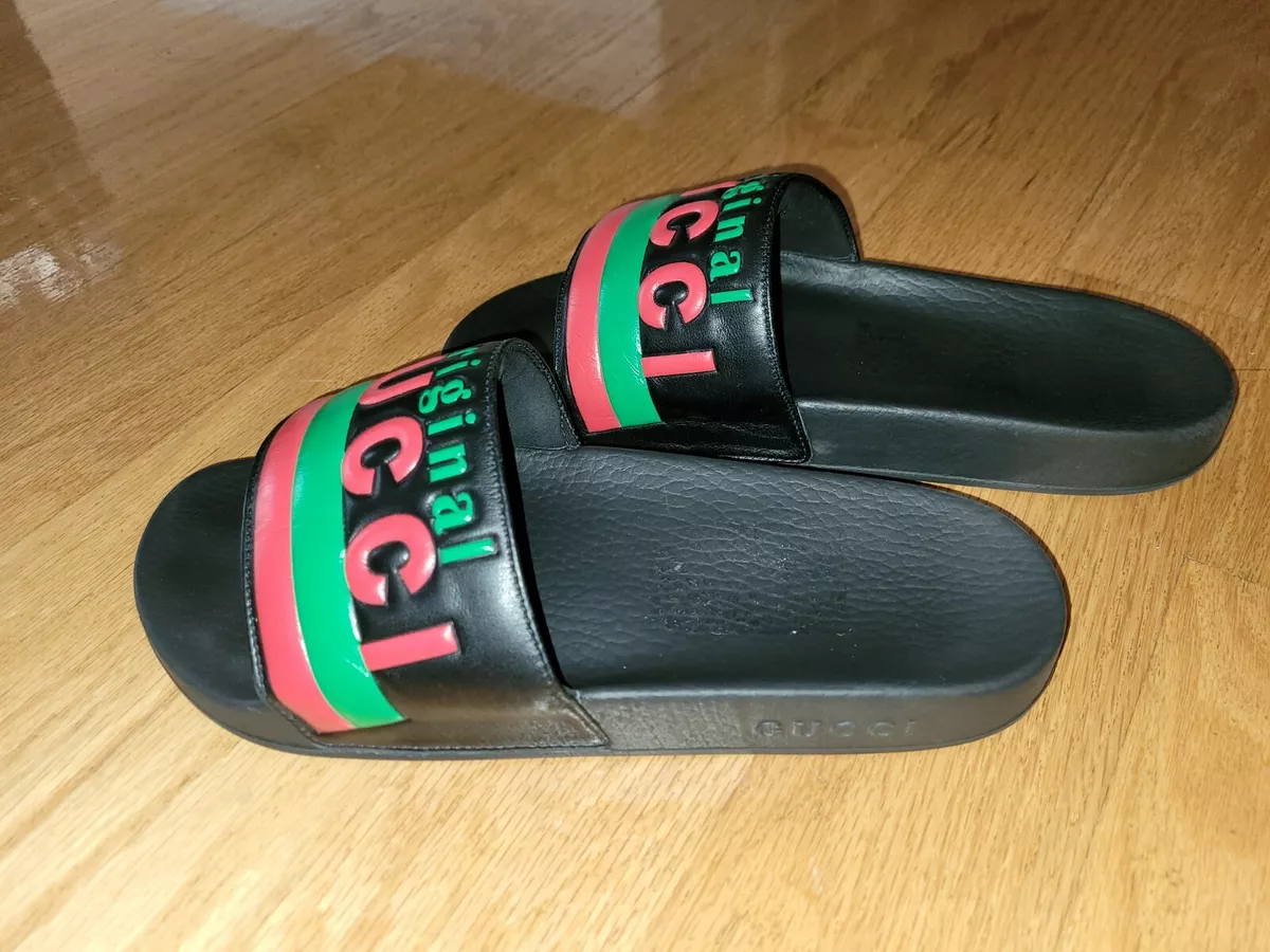 Men s Gucci Originals Flip Flops Excellent Condition Mens Size 9