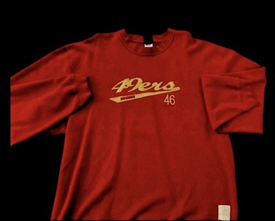 SAN FRANCISCO 49ERS RARE VINTAGE EST 1946 Reebok SWEATSHIRT 1990 s JOE MONTANA