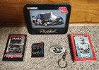 Dale Earnhardt Sr. Bundle – Tin, Playing Cards, Pin, & Key Chain — photo 1