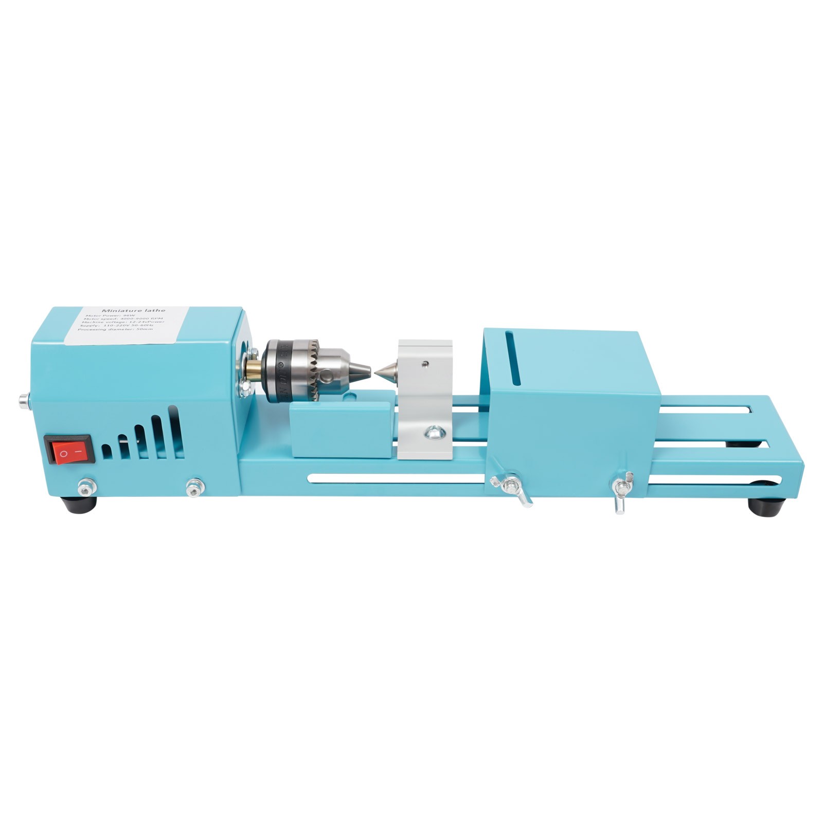 Mini Lathe Machine, Wood Lathe Milling Machine for Table, Mini Wood Lathe