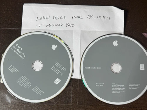 Still In Packaging Mac OS X Install  Discs