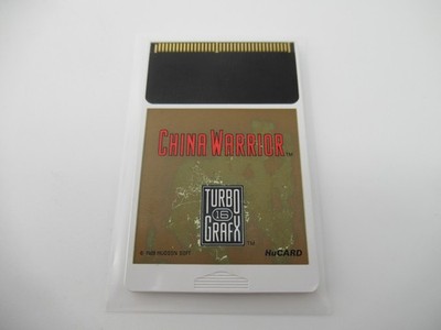China Warrior PC-Engine Turbo Grafx HuCARD TGX040002 original JAPAN