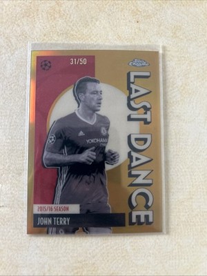 Topps Chrome 2025-26 UCC John Terry Last Dance /50 Gold Refractor Chelsea