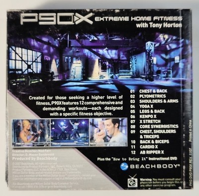 P90X Workout Set Complete 13 Disc DVD set - Tony Horton Home
