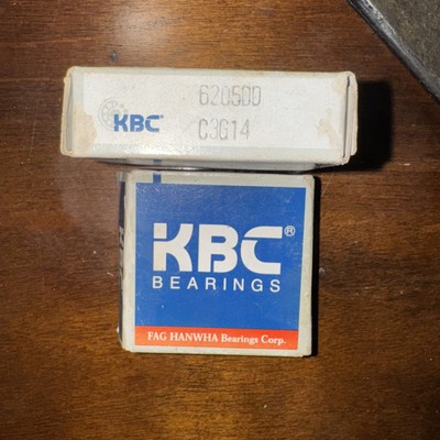 KBC 6205DD C3G14 Deep Groove Double Sealed Bearing NEW Lot Of Two
