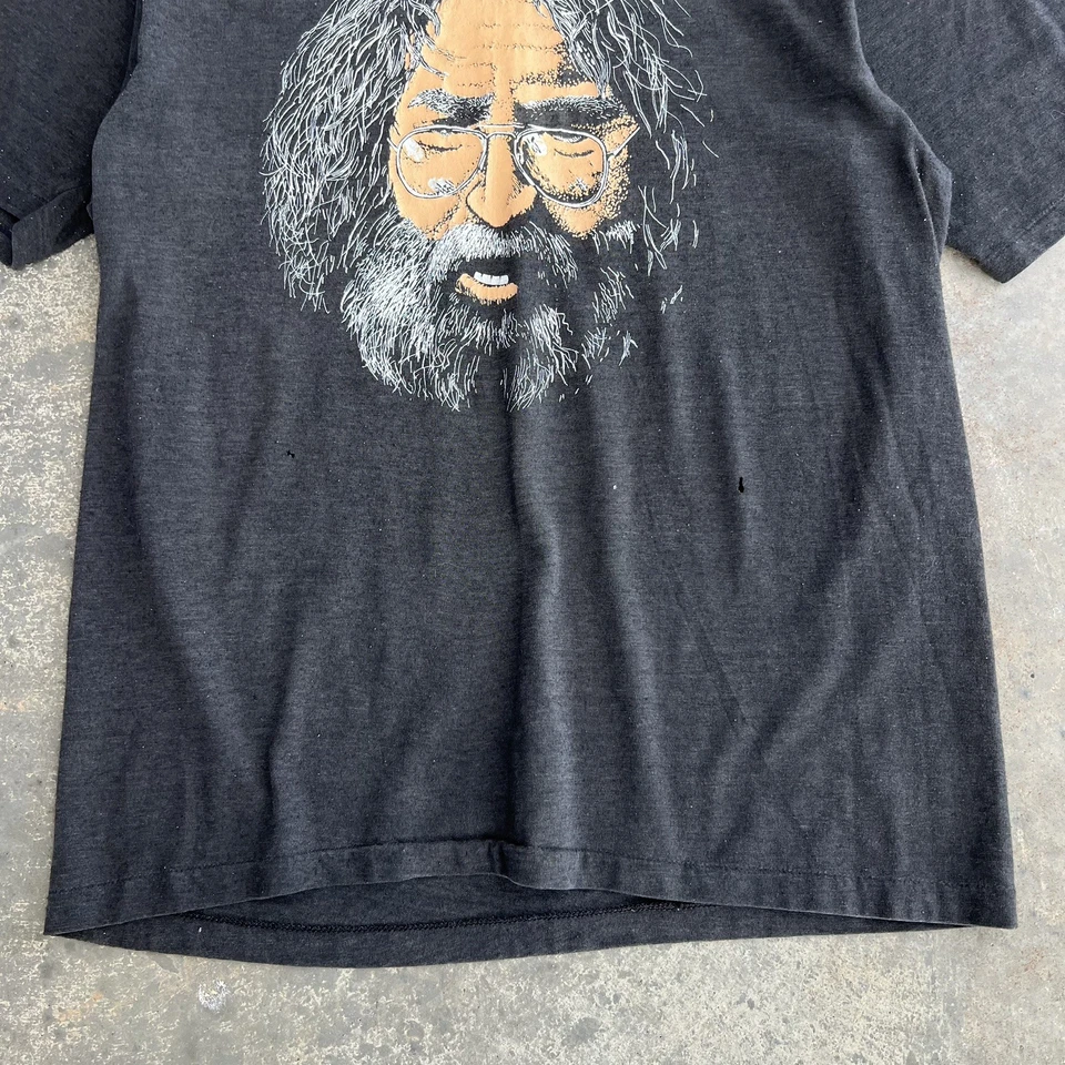 Camisa Jerry Garcia Vintage Años 90 Grateful Dead Camiseta Gráfica Cara Grande Talla L Foto 2 de 4