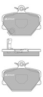 Motaquip Bremsbelagsatz Scheibenbremse LVXL691 FüR Smart Fortwo 451 City 450 452
