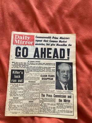Anthony Regan Found Guilty Mirror September 20 1962 Original Newspaper 